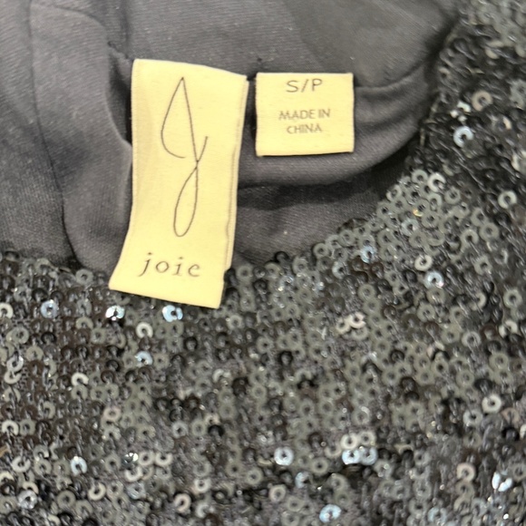 Joie Navy Sequin Midi Dress - Picture 5 of 5